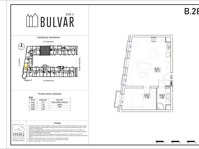 Mieszkanie 49,2m²