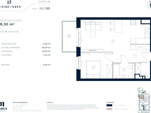 Mieszkanie 49,3m²