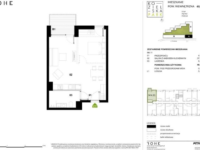 Mieszkanie 48,8m²