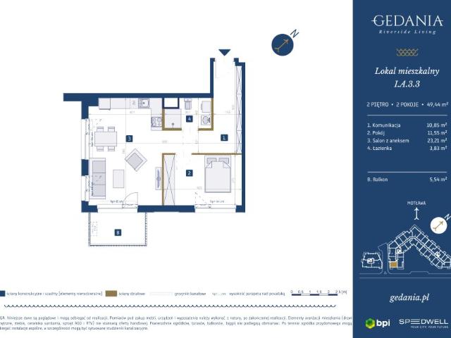 Mieszkanie 49,4m²