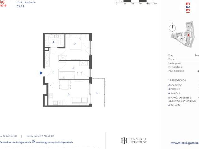 Mieszkanie 49,4m²