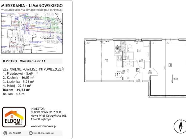 Mieszkanie 49,5m²