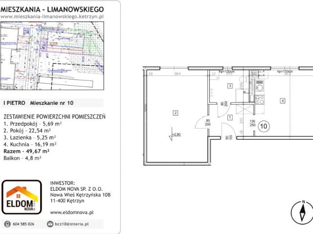Mieszkanie 49,7m²