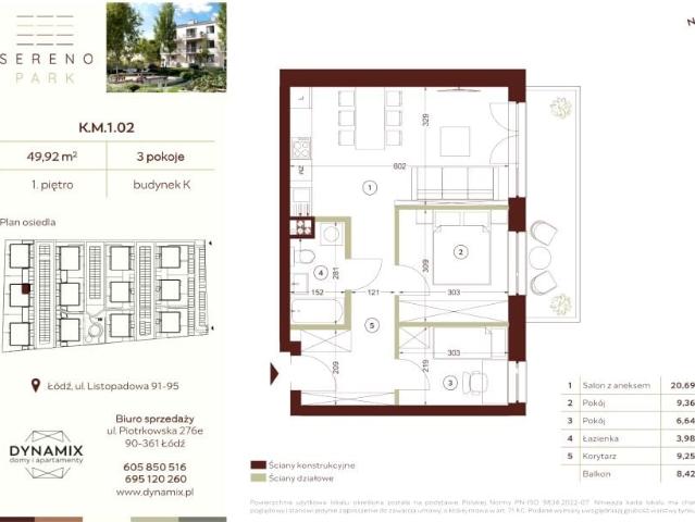 Mieszkanie 49,9m²