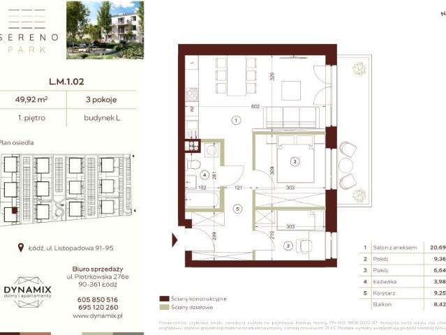Mieszkanie 49,9m²