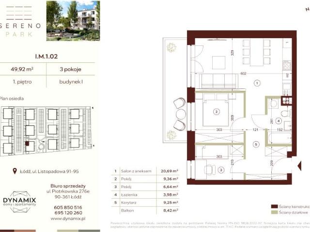 Mieszkanie 49,9m²