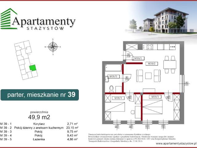 Mieszkanie 49,9m²