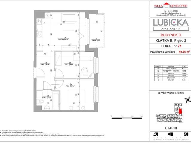 Mieszkanie 49,9m²