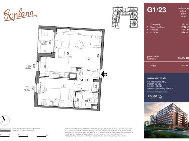 Mieszkanie 49,9m²
