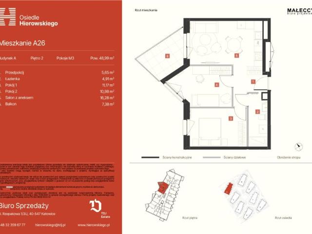 Mieszkanie 49m²