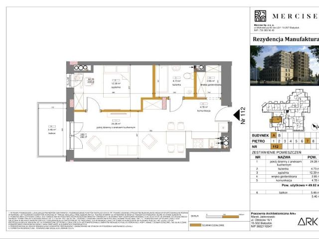 Mieszkanie 49m²