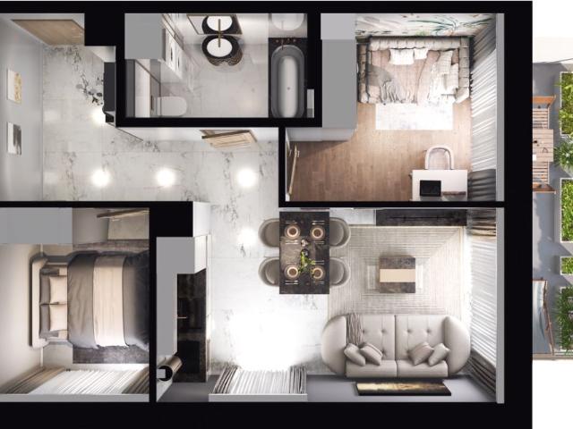 Mieszkanie 49,3m²