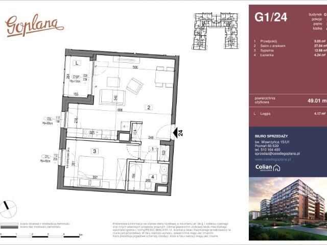 Mieszkanie 49m²