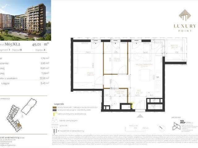 Mieszkanie 49m²
