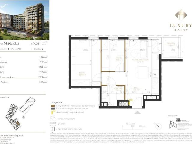 Mieszkanie 49m²