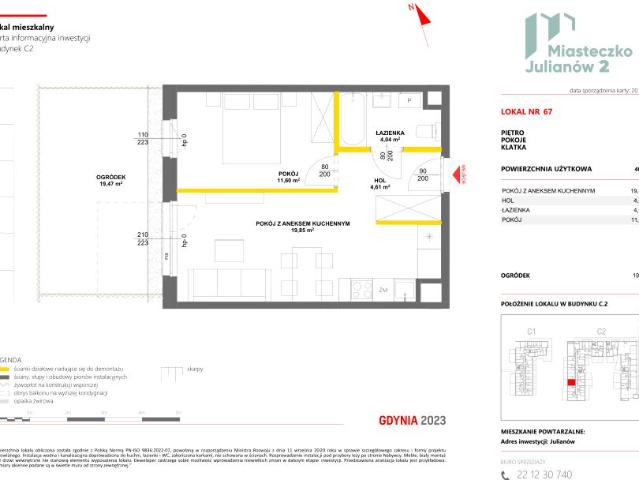 Mieszkanie 40,1m²