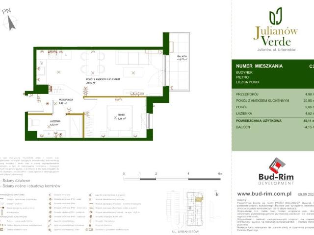 Mieszkanie 40,1m²