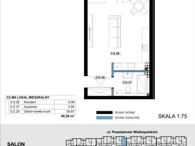 Mieszkanie 40,3m²