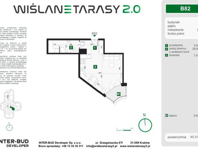 Mieszkanie 40,3m²