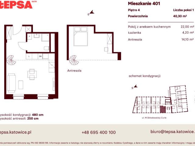Mieszkanie 40,3m²