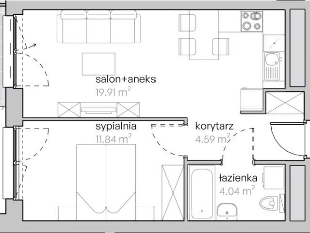 Mieszkanie 40,3m²