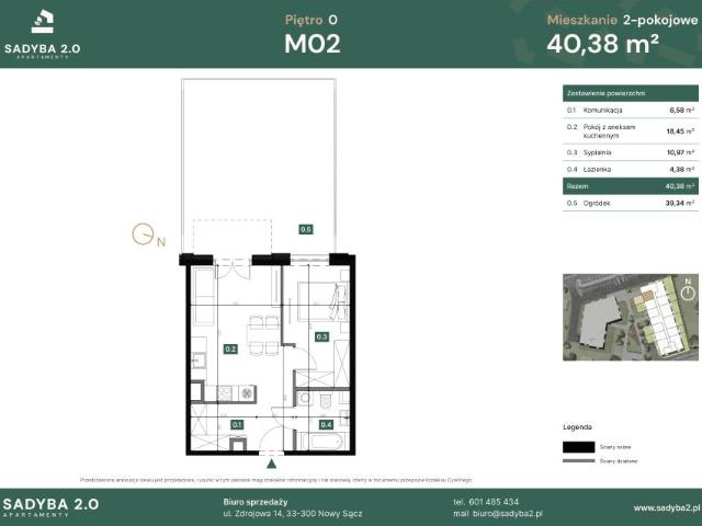 Mieszkanie 40,4m²