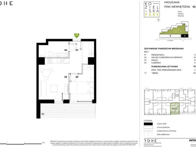 Mieszkanie 39,2m²