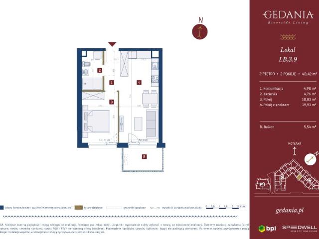 Mieszkanie 40,4m²