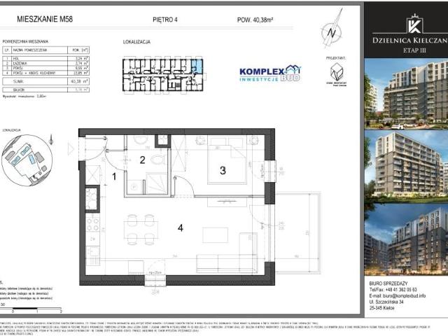 Mieszkanie 40,4m²
