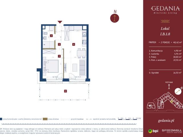 Mieszkanie 40,4m²