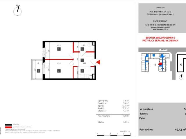 Mieszkanie 40,4m²