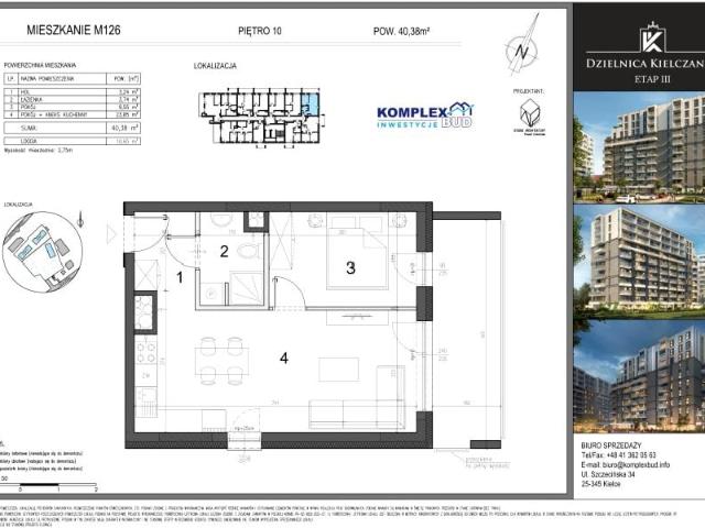 Mieszkanie 40,4m²