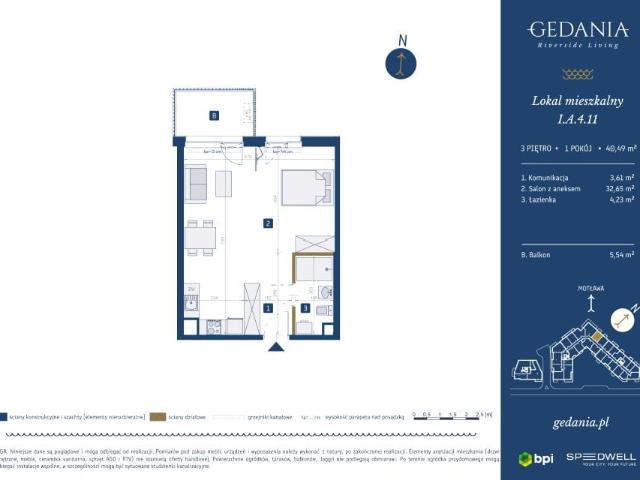 Mieszkanie 40,5m²