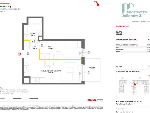 Mieszkanie 40,5m²