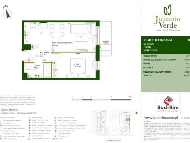 Mieszkanie 40,5m²