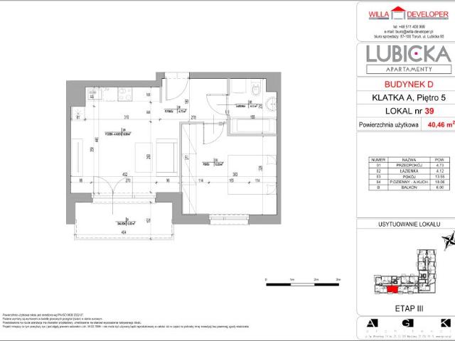 Mieszkanie 40,5m²