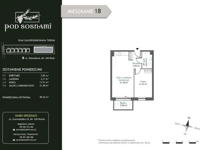 Mieszkanie 40,5m²