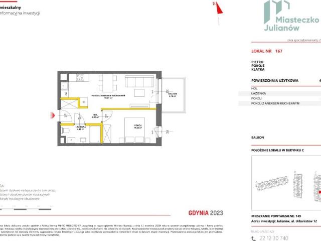 Mieszkanie 40,6m²