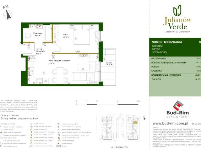 Mieszkanie 40,6m²