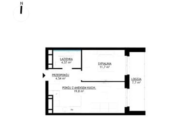 Mieszkanie 40,6m²