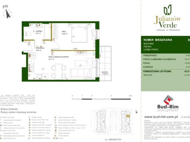 Mieszkanie 40,6m²