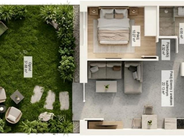 Mieszkanie 40,72 m², Wrocław