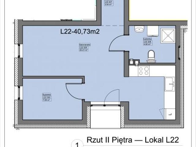 Mieszkanie 40,7m²