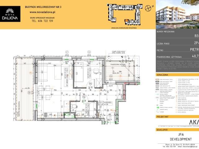 Mieszkanie 40,7m²