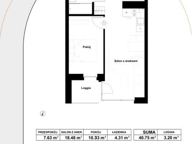 Mieszkanie 40,8m²