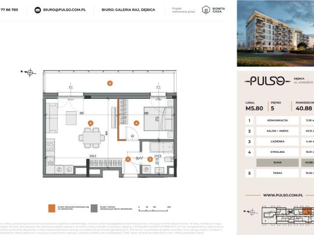 Mieszkanie 40,9m²