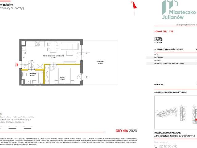 Mieszkanie 40,9m²