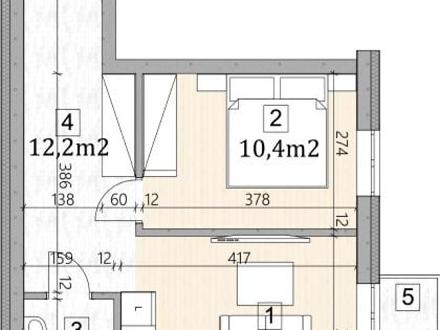 Mieszkanie 40,9m²