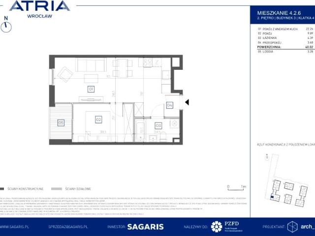Mieszkanie 40m²