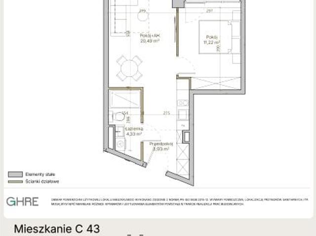Mieszkanie 40m²